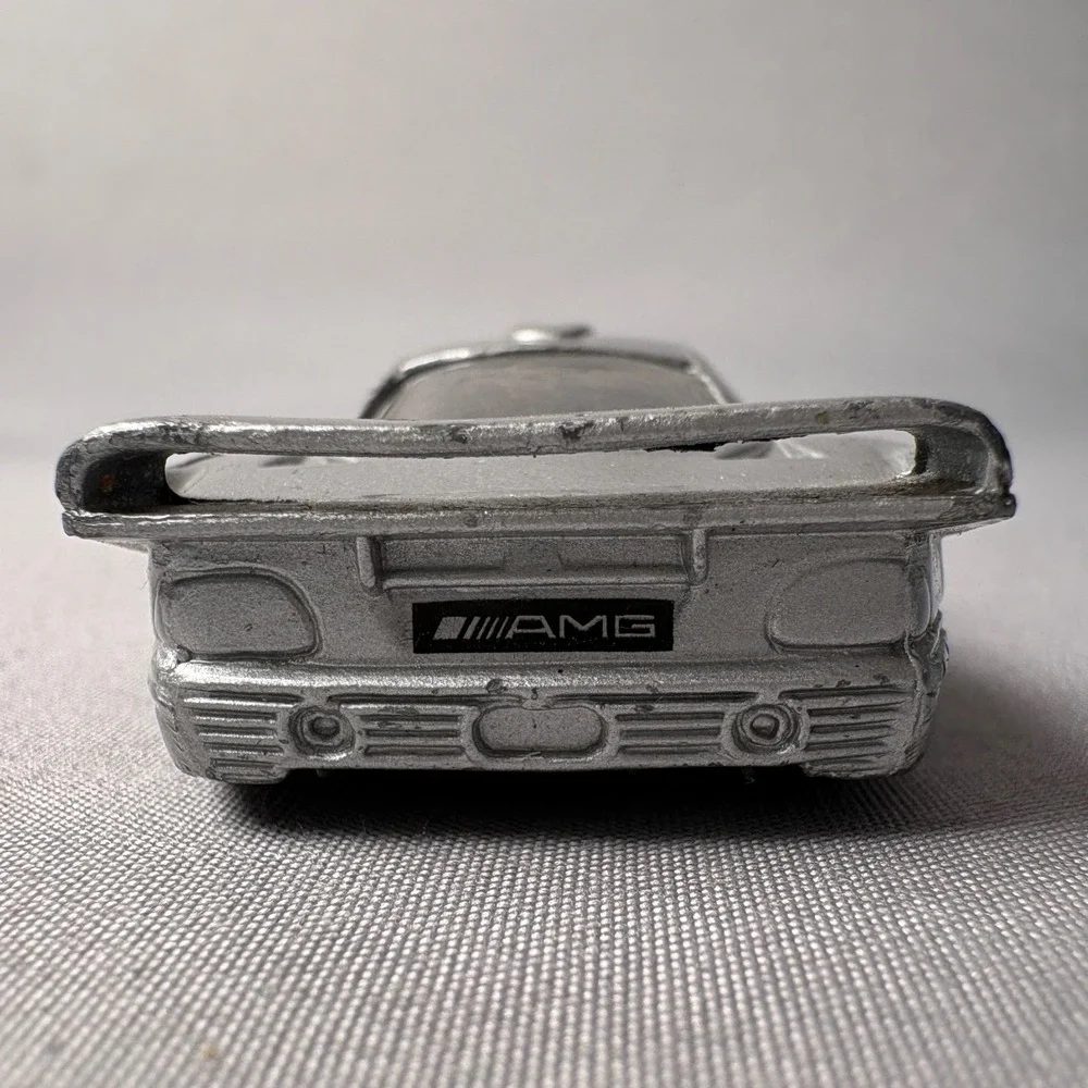 Maisto Mercedes CLK-GTR Street Version Diecast Car Silver AMG 1/64 Scale Toy
